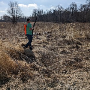 Hofer Family Hunt - Pence-Roxie-Tripp on Point - 2-25-23